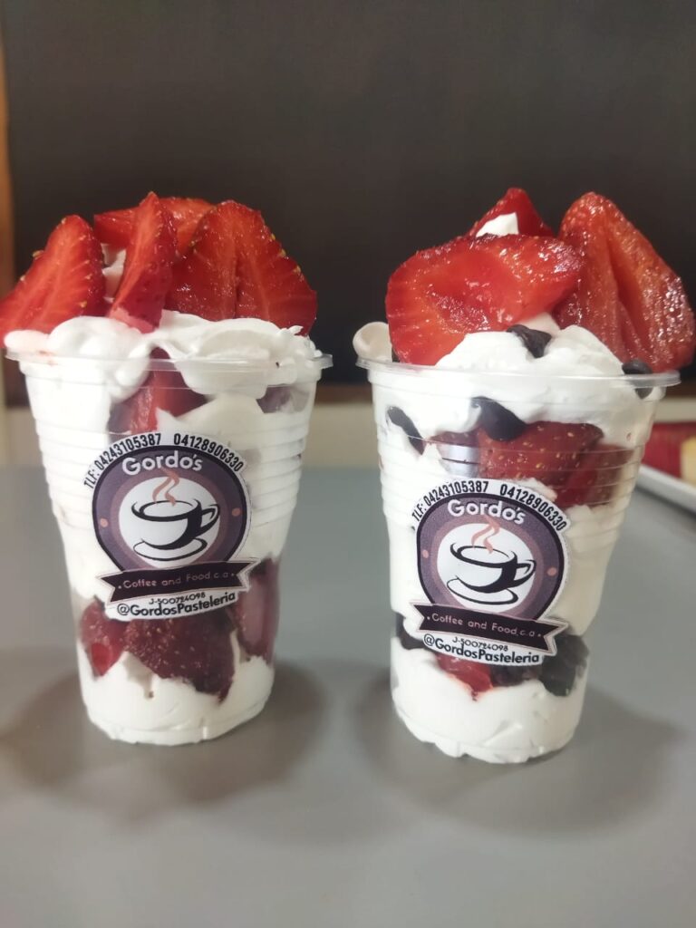 Fresas con crema